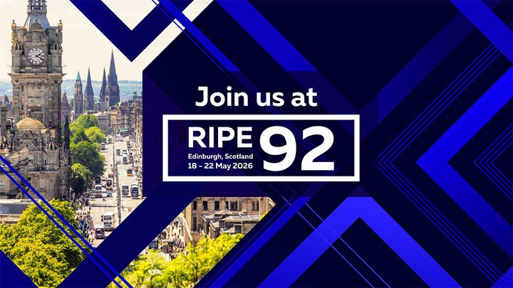 Join us at RIPE 92