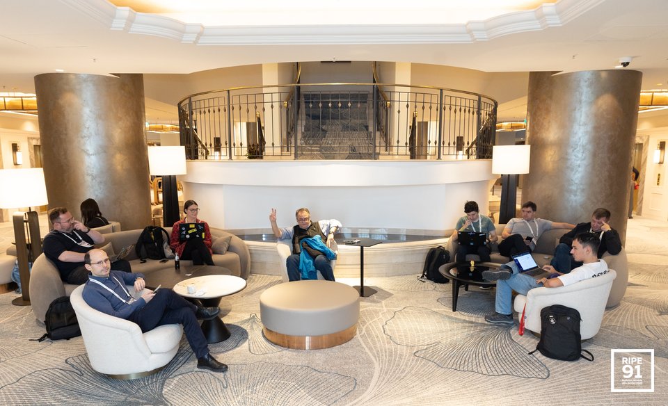 Photo taken from the RIPE 91 meeting