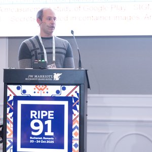 Photo taken from the RIPE 91 meeting