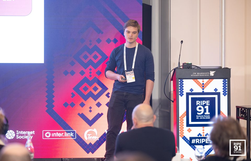 Photo taken from the RIPE 91 meeting