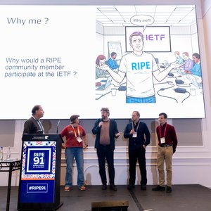 Photo taken from the RIPE 91 meeting