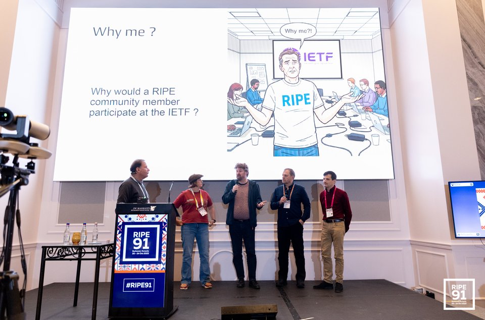 Photo taken from the RIPE 91 meeting