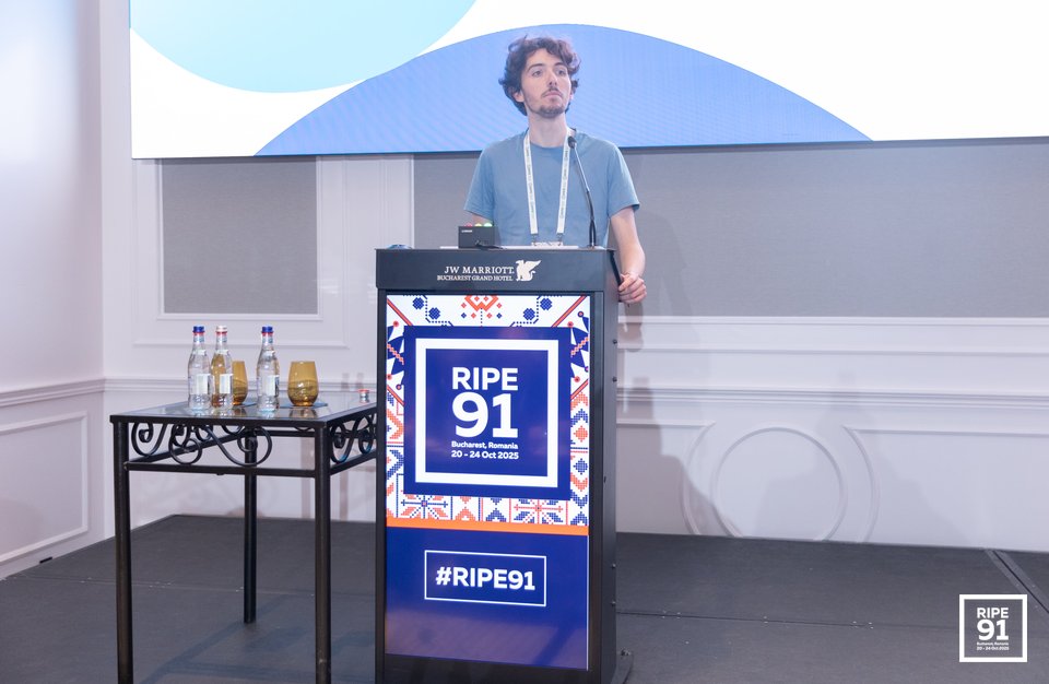 Photo taken from the RIPE 91 meeting