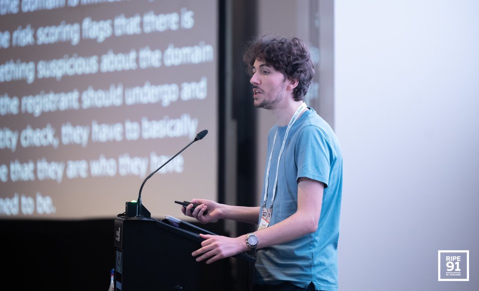 Photo taken from the RIPE 91 meeting