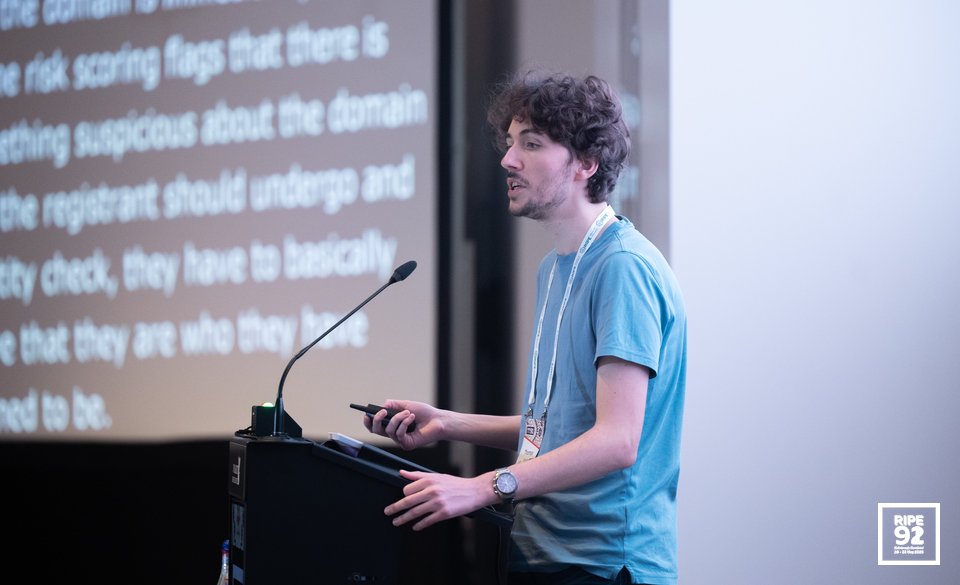 Photo taken from the RIPE 91 meeting