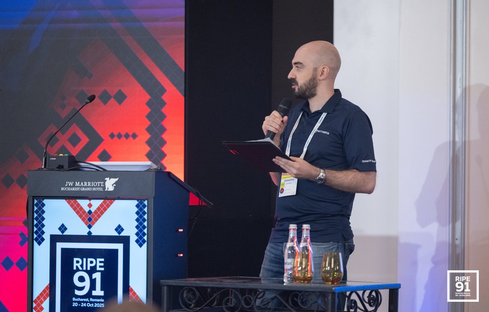 Photo taken from the RIPE 91 meeting