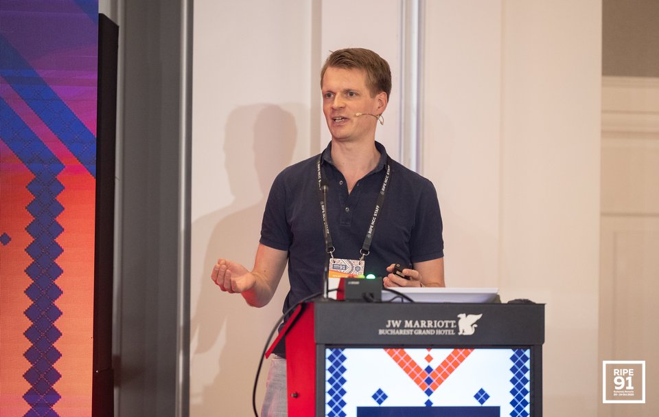 Photo taken from the RIPE 91 meeting