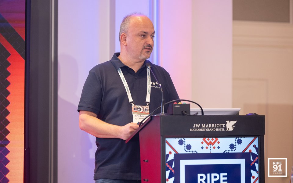 Photo taken from the RIPE 91 meeting