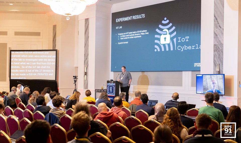 Photo taken from the RIPE 91 meeting