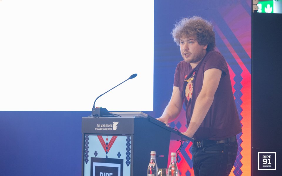 Photo taken from the RIPE 91 meeting