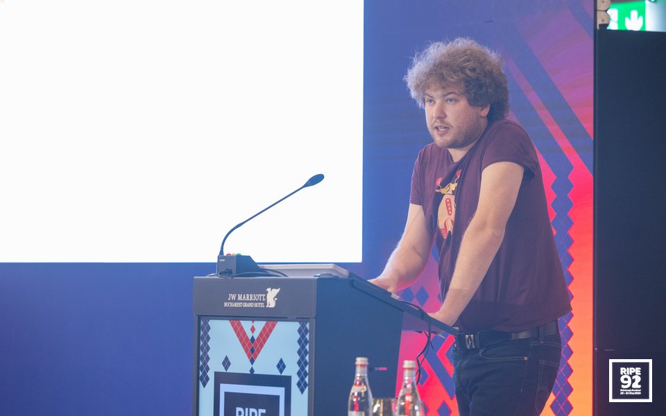 Photo taken from the RIPE 91 meeting