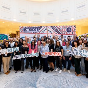 Photo taken from the RIPE 91 meeting