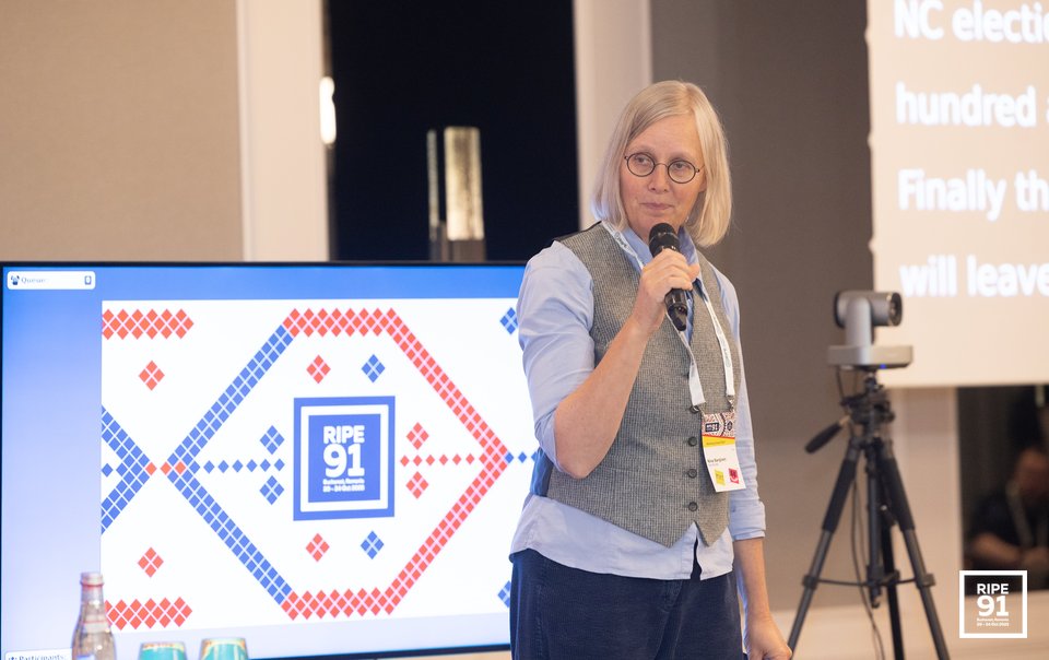 Photo taken from the RIPE 91 meeting