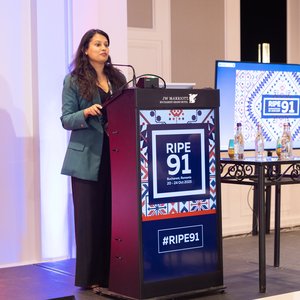 Photo taken from the RIPE 91 meeting