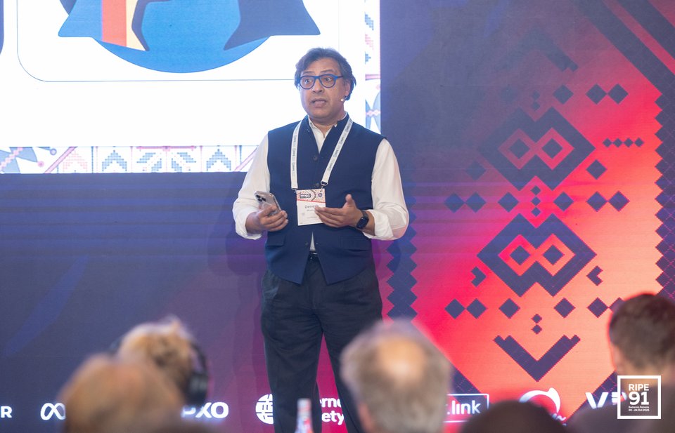 Photo taken from the RIPE 91 meeting