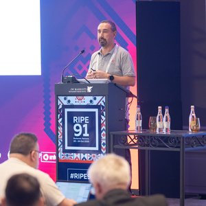 Photo taken from the RIPE 91 meeting