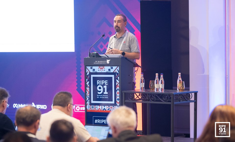 Photo taken from the RIPE 91 meeting