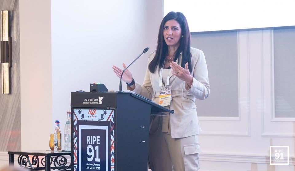 Photo taken from the RIPE 91 meeting