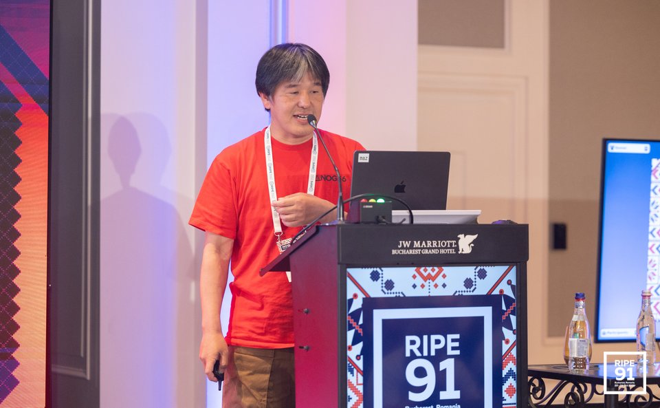 Photo taken from the RIPE 91 meeting