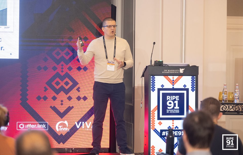 Photo taken from the RIPE 91 meeting