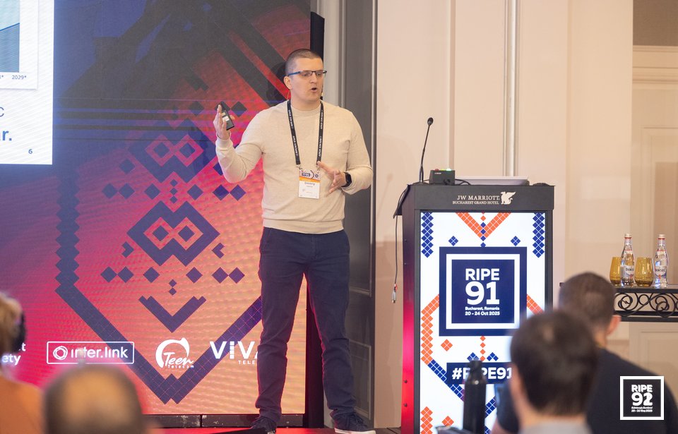 Photo taken from the RIPE 91 meeting