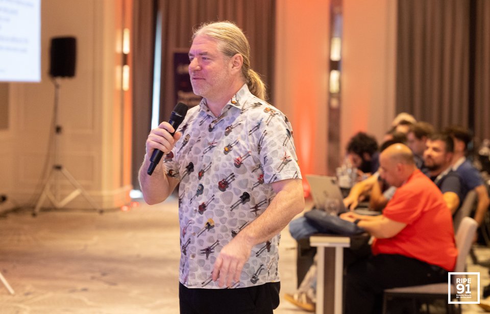 Photo taken from the RIPE 91 meeting