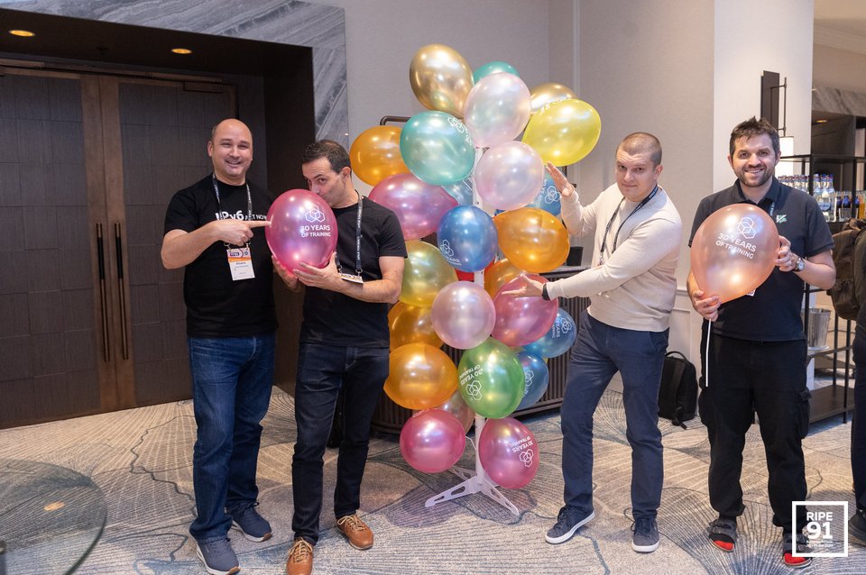 Photo taken from the RIPE 91 meeting