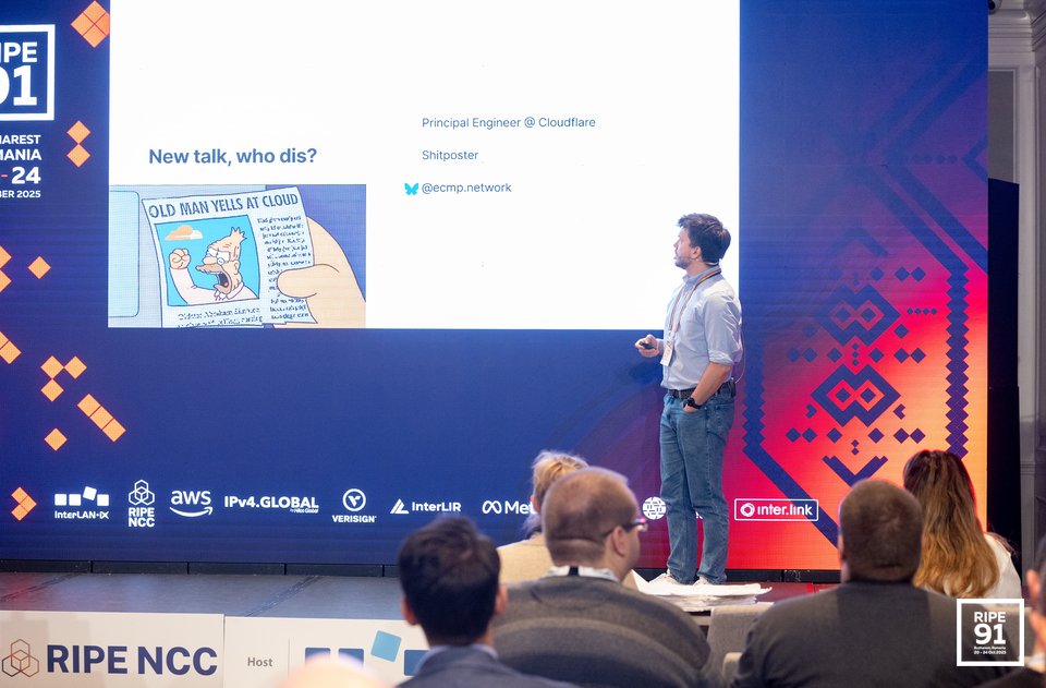 Photo taken from the RIPE 91 meeting