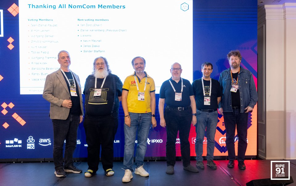 Photo taken from the RIPE 91 meeting