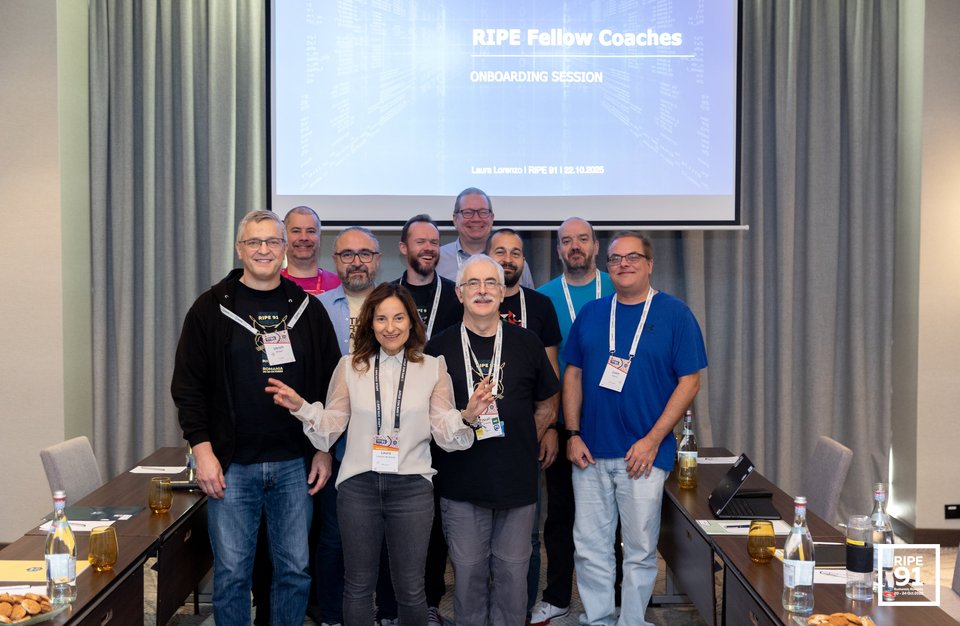 Photo taken from the RIPE 91 meeting