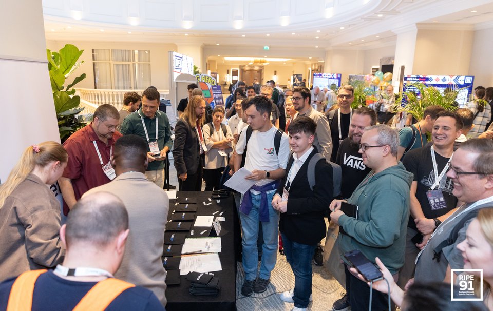 Photo taken from the RIPE 91 meeting