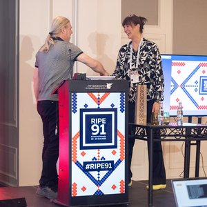 Photo taken from the RIPE 91 meeting