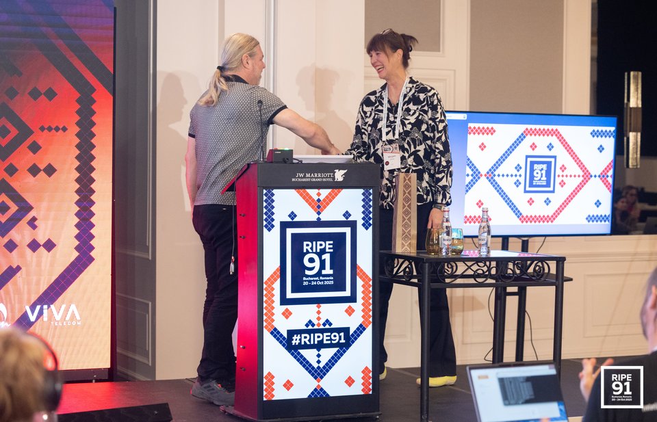 Photo taken from the RIPE 91 meeting