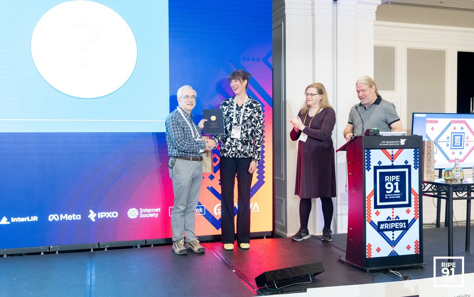 Photo taken from the RIPE 91 meeting