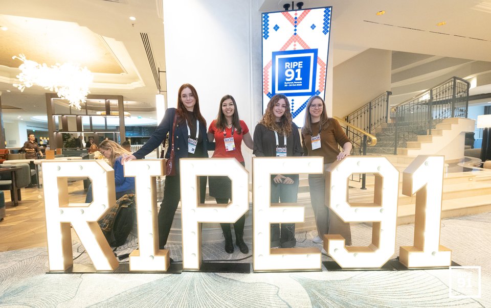 Photo taken from the RIPE 91 meeting