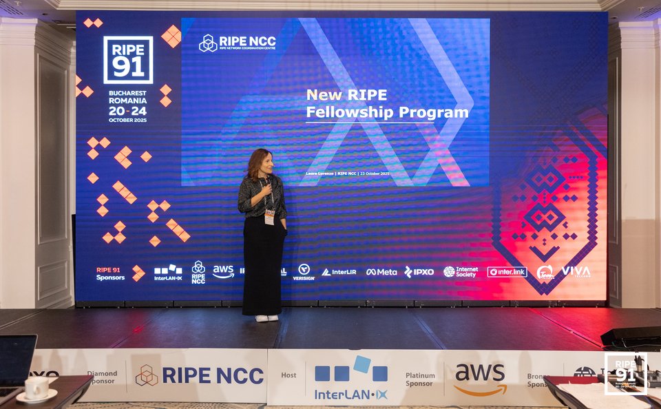 Photo taken from the RIPE 91 meeting