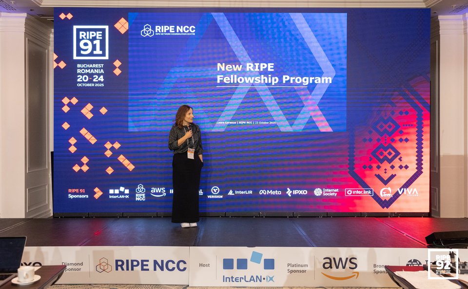 Photo taken from the RIPE 91 meeting