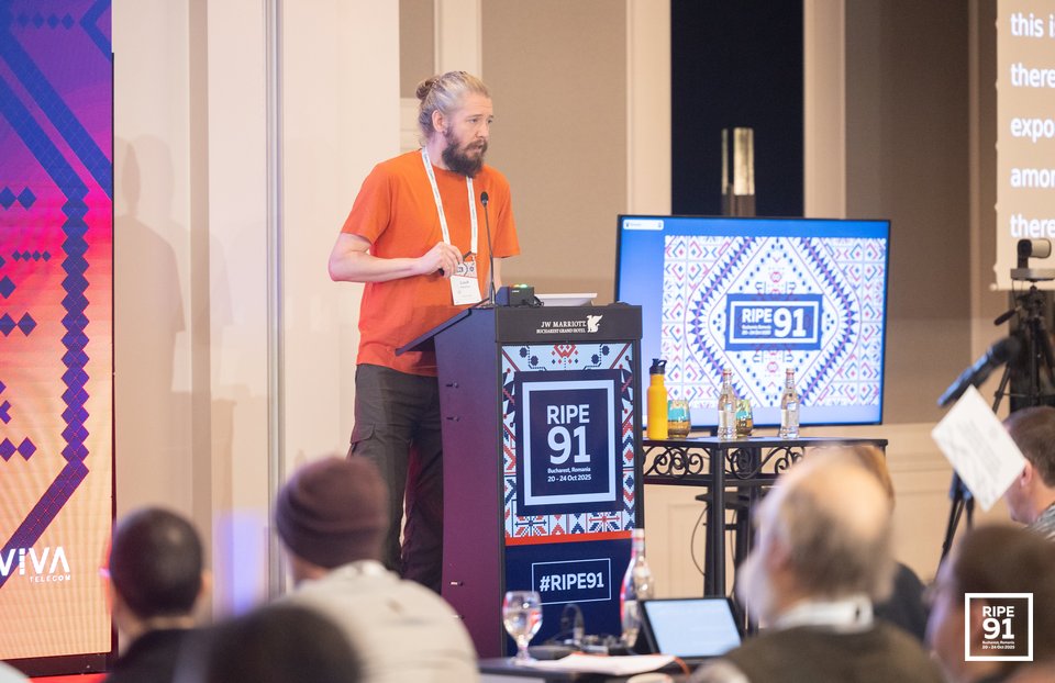 Photo taken from the RIPE 91 meeting