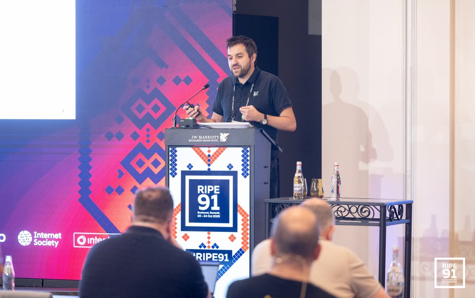 Photo taken from the RIPE 91 meeting