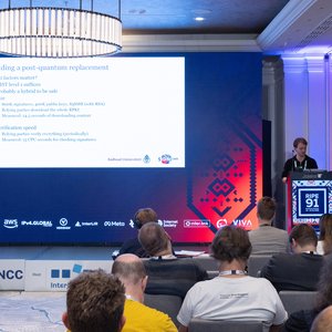 Photo taken from the RIPE 91 meeting