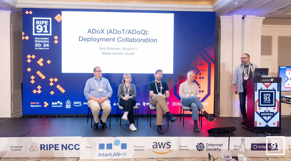 Photo taken from the RIPE 91 meeting