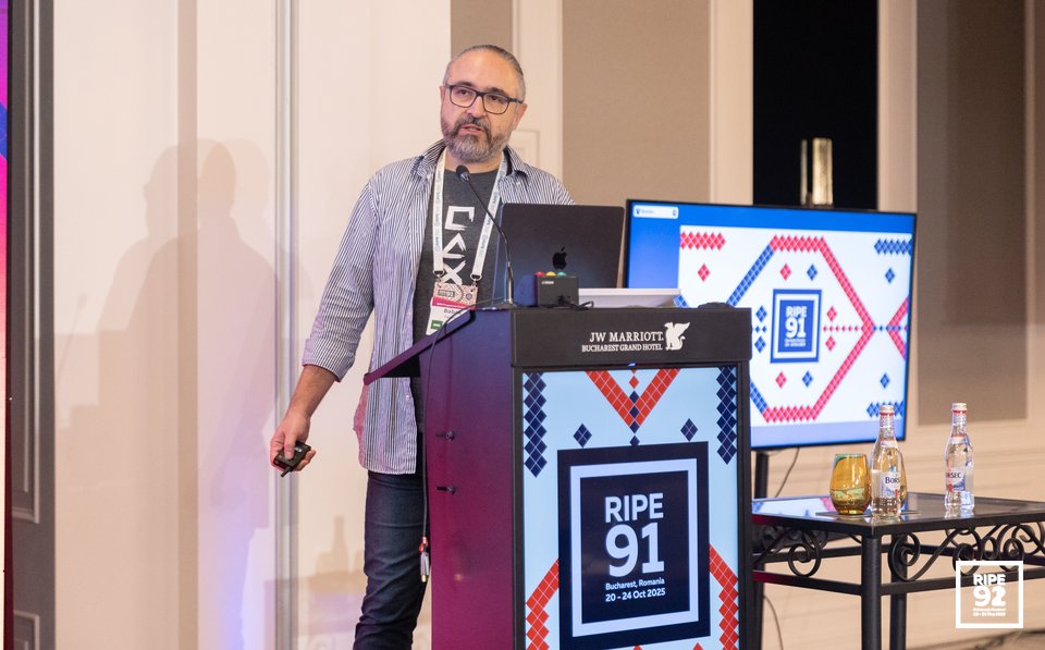 Photo taken from the RIPE 91 meeting