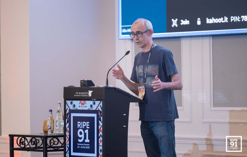 Photo taken from the RIPE 91 meeting