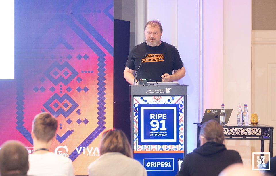 Photo taken from the RIPE 91 meeting