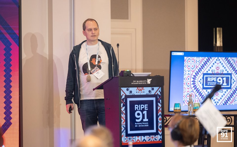 Photo taken from the RIPE 91 meeting