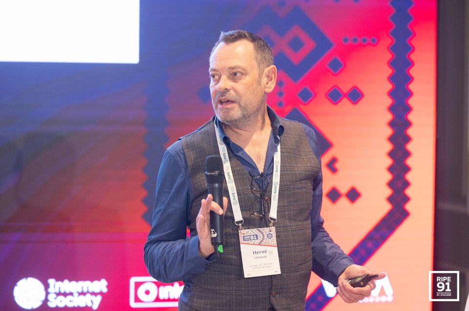 Photo taken from the RIPE 91 meeting