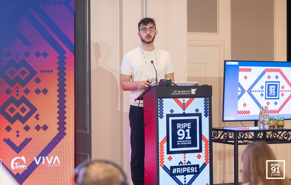 Photo taken from the RIPE 91 meeting