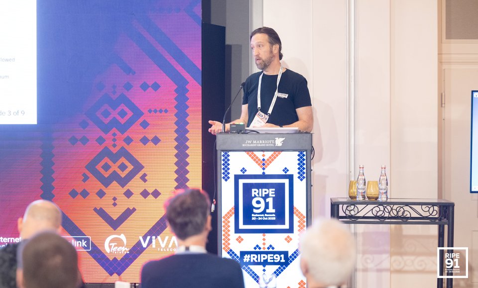 Photo taken from the RIPE 91 meeting