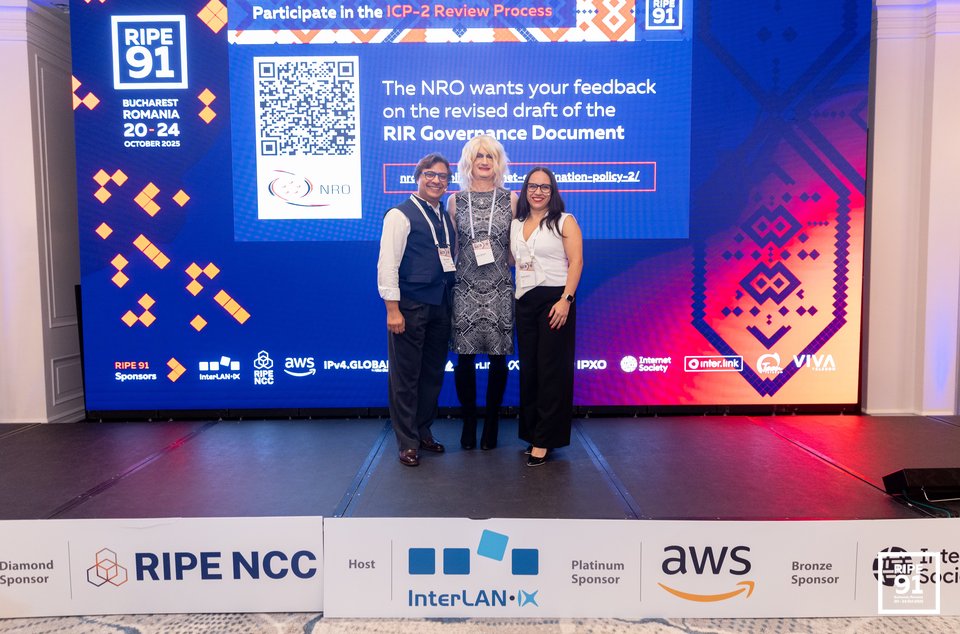 Photo taken from the RIPE 91 meeting