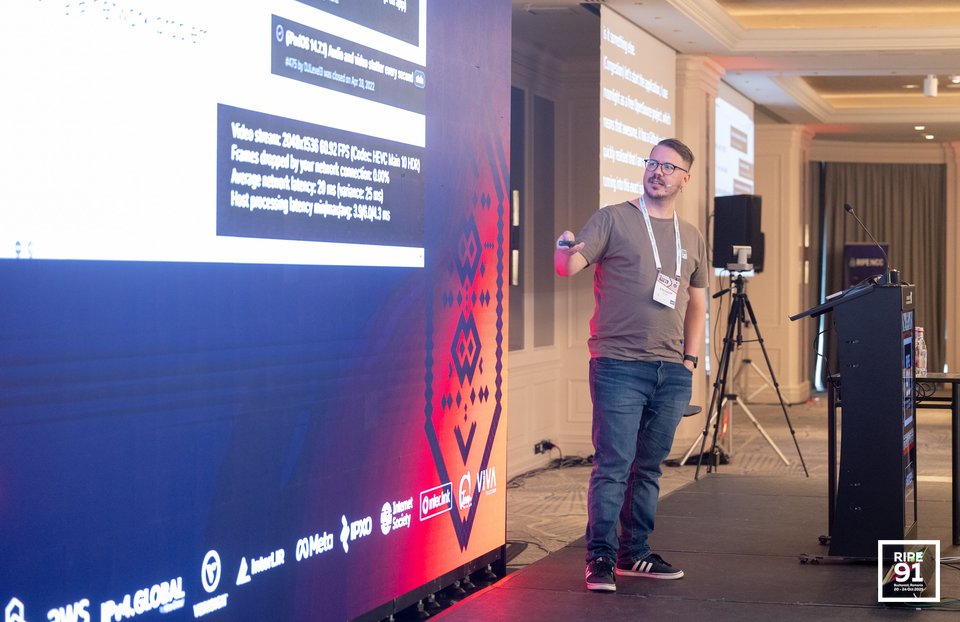 Photo taken from the RIPE 91 meeting